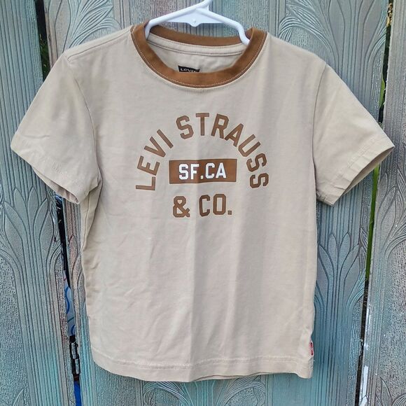 Levi Strauss & Co Short Sleeve Shirt Size L 6-7 yrs Spring Summer SFCA - Picture 1 of 4